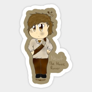 Chibi Newt - The Maze Runner Sticker